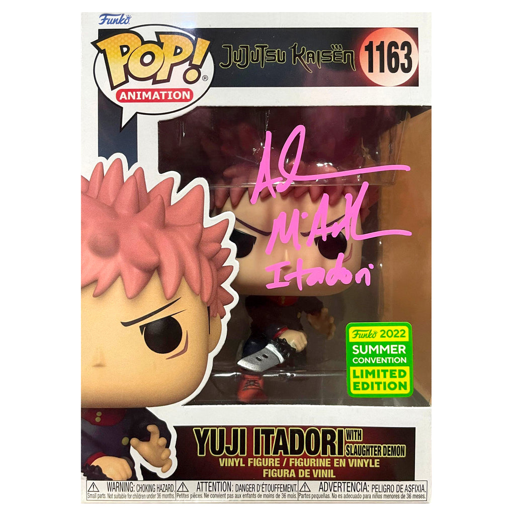 Funko POP! Yuji Itadori with Slaughter Demon Jujutsu Kaisen #1163  [Autographed]