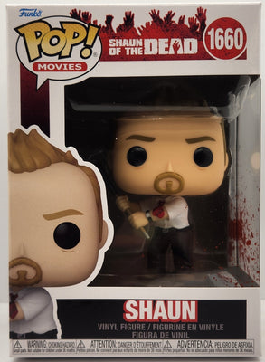 Funko POP! Shaun with Pool Cue Shaun of the Dead #1660 [COMMON]