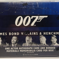 Upper Deck 007 James Bond Villans and Henchmen Hobby Box (18 packs per box) SEALED