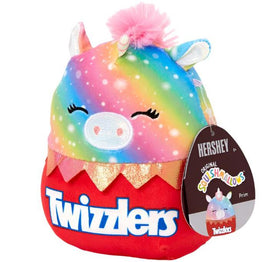 5" Squishmallow Hershey Twizzlers Prim the Rainbow Unicorn