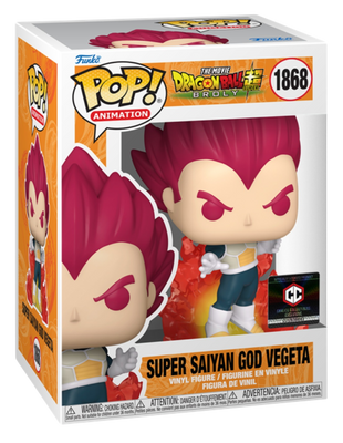 Funko POP! Super Saiyan God Vegeta Dragon Ball Super [Chalice Collectibiles][COMMON] #1868