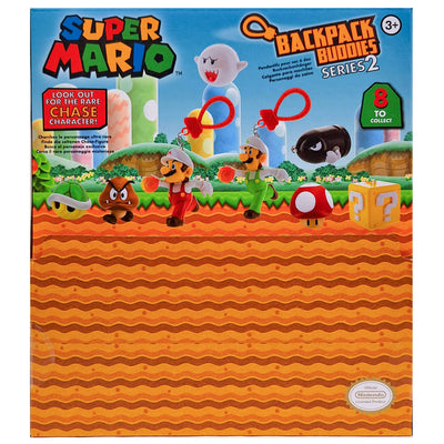 Super Mario Backpack Buddies Series 2 Blind Bag (Sealed Box of 24)