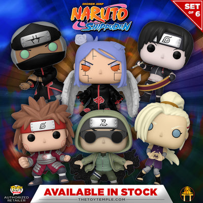 Pre-Order: Funko Pop! Naruto Shippuden S12: Set of 6 Commons (No Hidan –  Chalice Collectibles