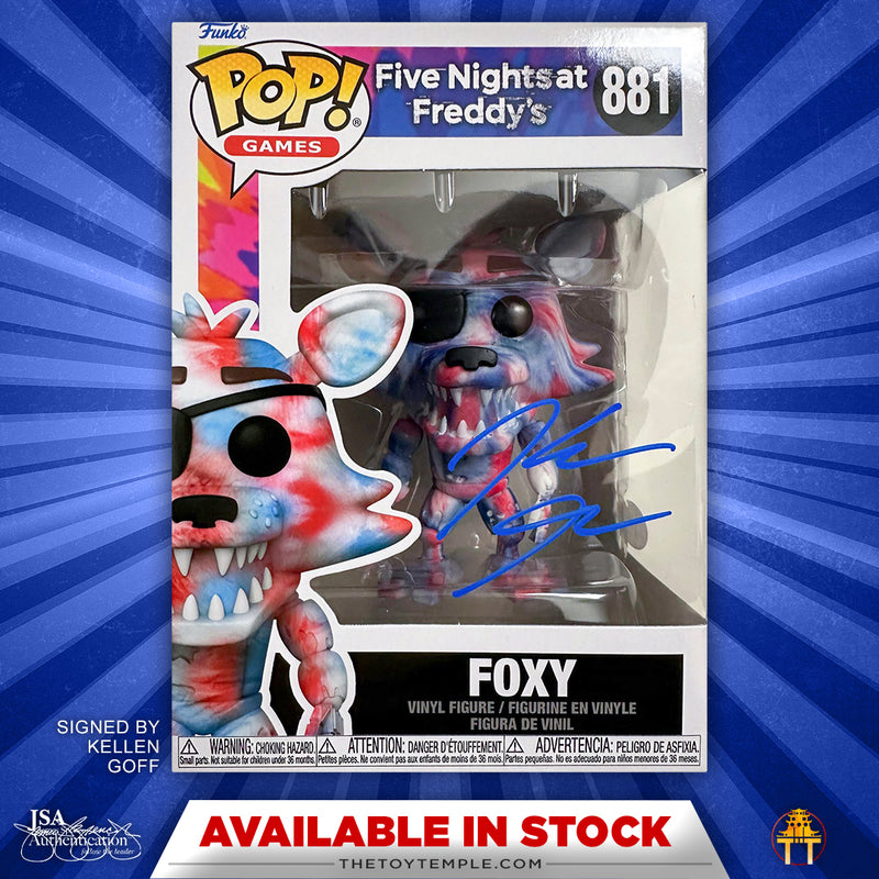 Funko POP! Foxy Five Nights at Freddy's #881 [Autographed] | Toy 