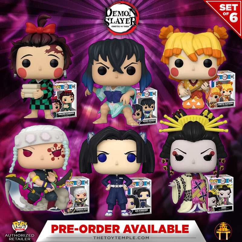 Funko POP! Demon Slayer Set of 6 (PRE-ORDER)