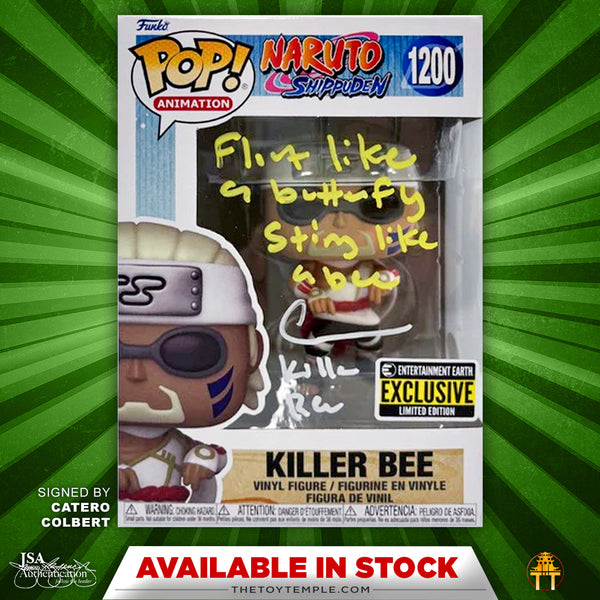 Funko POP! Killer Bee Naruto Shippuden #1200 (Entertainment Earth)  [Autographed w/ Quote]