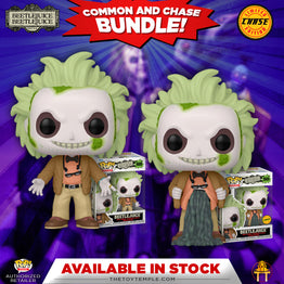 Funko POP! Beetlejuice in Cardigan #1689 [Common and Chase Bundle]