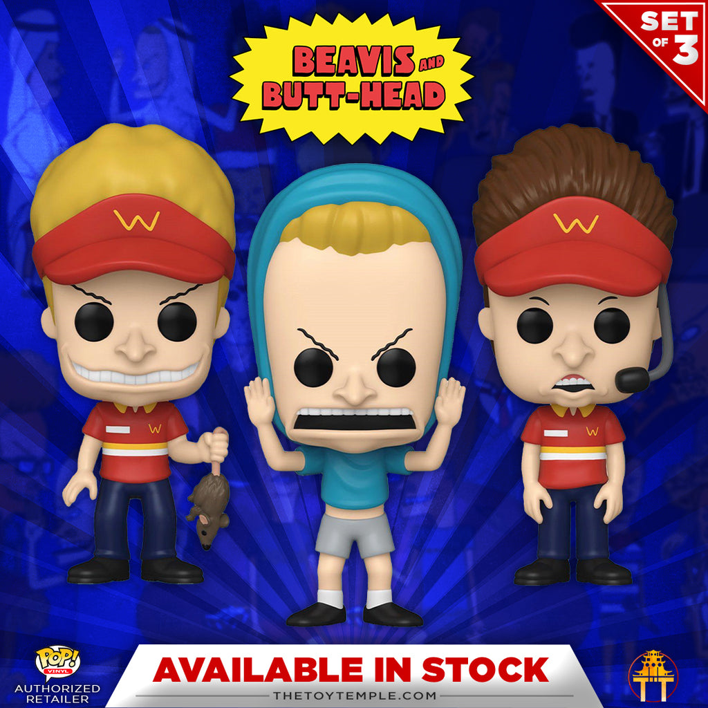 Funko POP! Beavis and Butt-Head Set of 3 #1591-1593