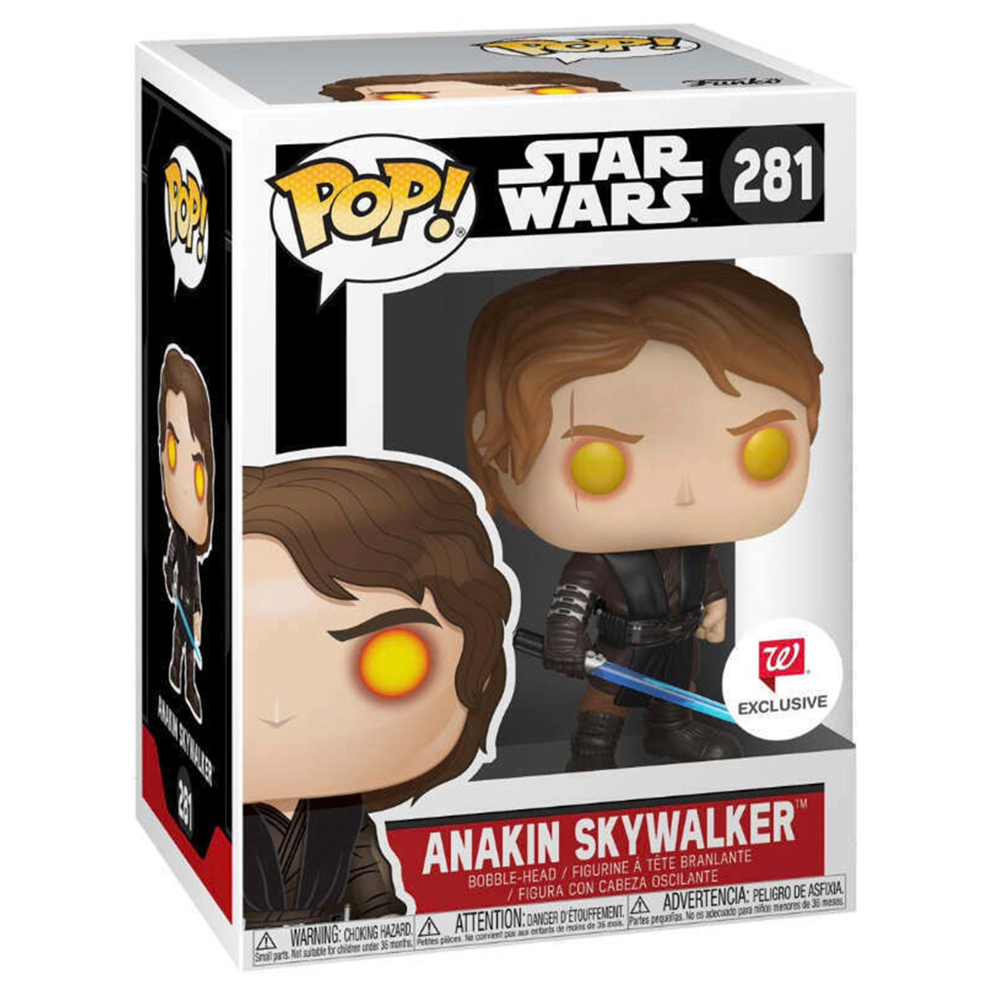 Funko POP! Anakin Skywalker (Dark Side) Star Wars #281 [Walgreens ...