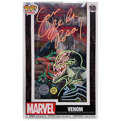 Funko POP! Comic Cover Venom Marvel #10 [SE] [GITD] [Autographed W/Cover Art]