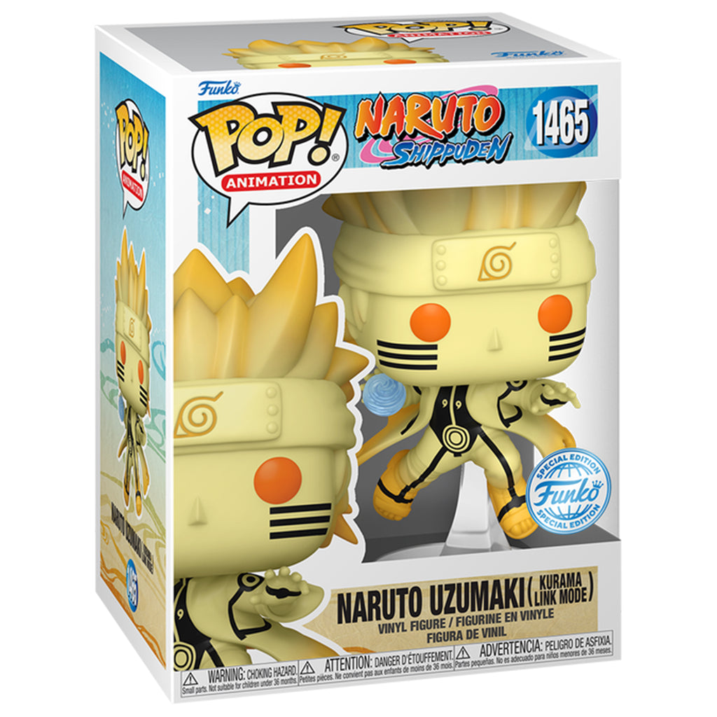 Funko POP! Naruto Uzumaki (Kurama Link Mode) Naruto Shippuden #1465 [SE Common]