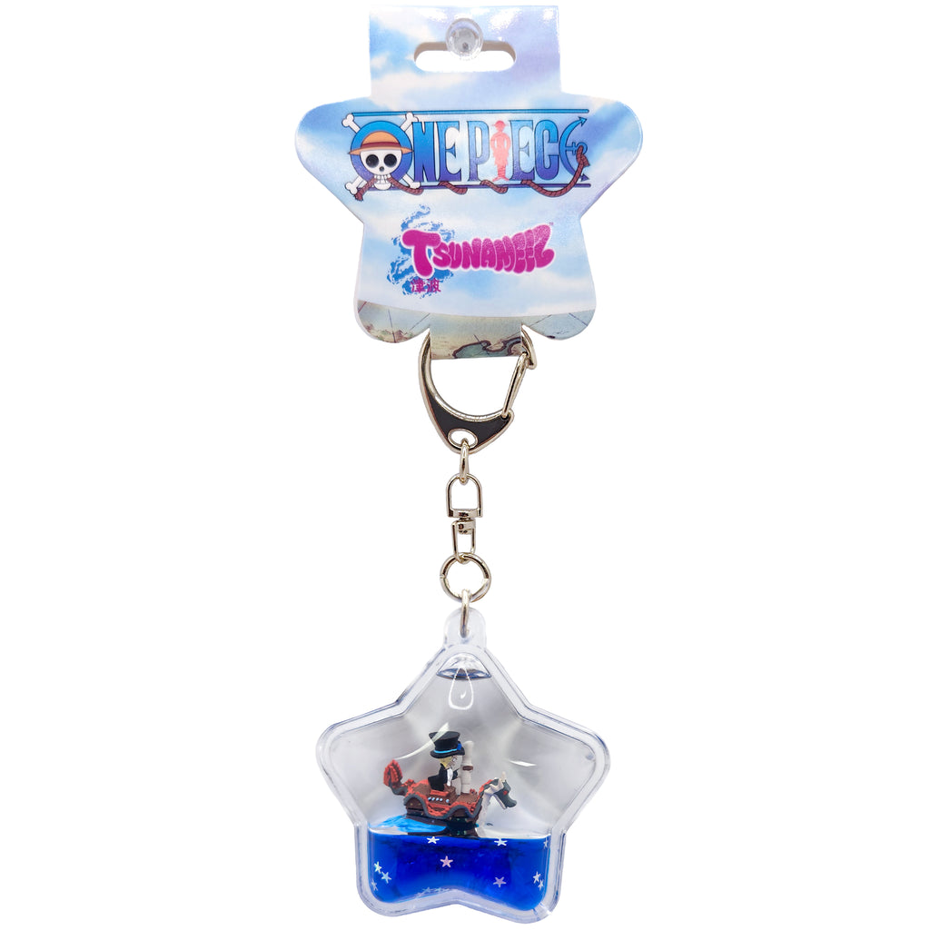 One Piece Tsunameez Acrylic Keychain Figure Charm - Sabo on Wind Granma