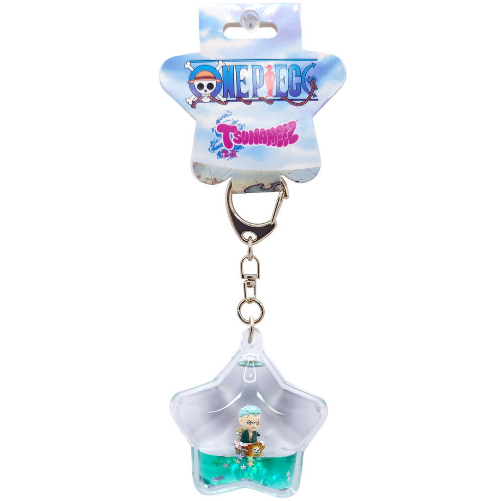 One Piece Tsunameez Acrylic Keychain Figure Charm - Zoro on Thousand Sunny