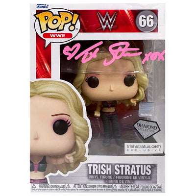 Funko POP! Trish Stratus WWE #66 [Diamond] [TS Exclusive] [Autographed]