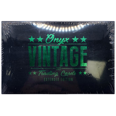 Onyx Vintage 2021 Trading Cards Extended Edition