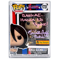 Funko POP! Rukia Kuchiki with Kon Bleach #1731 [Toy Temple Exclusive] [Autographed w/Quote]