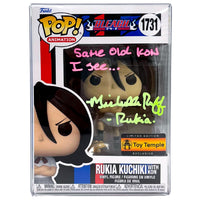 Funko POP! Rukia Kuchiki with Kon Bleach #1731 [Toy Temple Exclusive] [Autographed w/Quote]