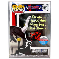 Funko POP! Ulquiorra Shifar Bleach #1691 [Toy Tokyo NY 2024] [Autographed w/Quote]