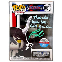 Funko POP! Ulquiorra Shifar Bleach #1691 [Toy Tokyo NY 2024] [Autographed w/Quote]