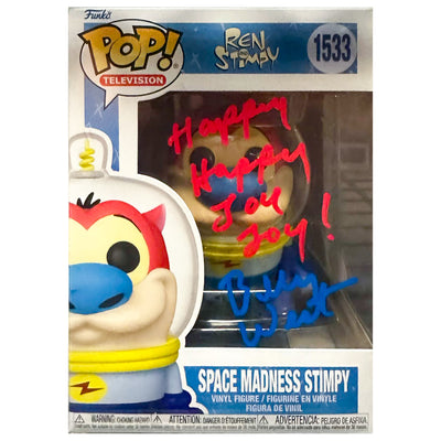 Funko POP! Space Madness Stimpy Ren & Stimpy #1533 [Autographed]