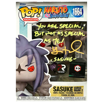 Funko POP! Sasuke Curse Mark 2 Naruto Shippuden #1664 [Autographed]