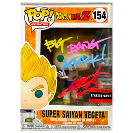 Funko POP! Super Saiyan Vegeta Dragon Ball Z #154 [Autographed]