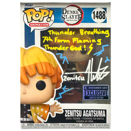 Funko POP! Zenitsu Agatsuma Demon Slayer #1488 [Autographed]