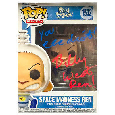 Funko POP! Space Madness Ren Ren & Stimpy #1532 [Autographed]