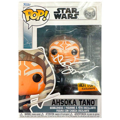 Funko POP! Ahsoka Tano Star Wars #680 [Hot Topic] [Autographed]