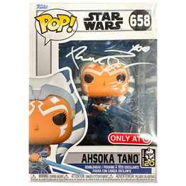 Funko POP! Ahsoka Tano Star Wars #658 [Target] [Autographed]