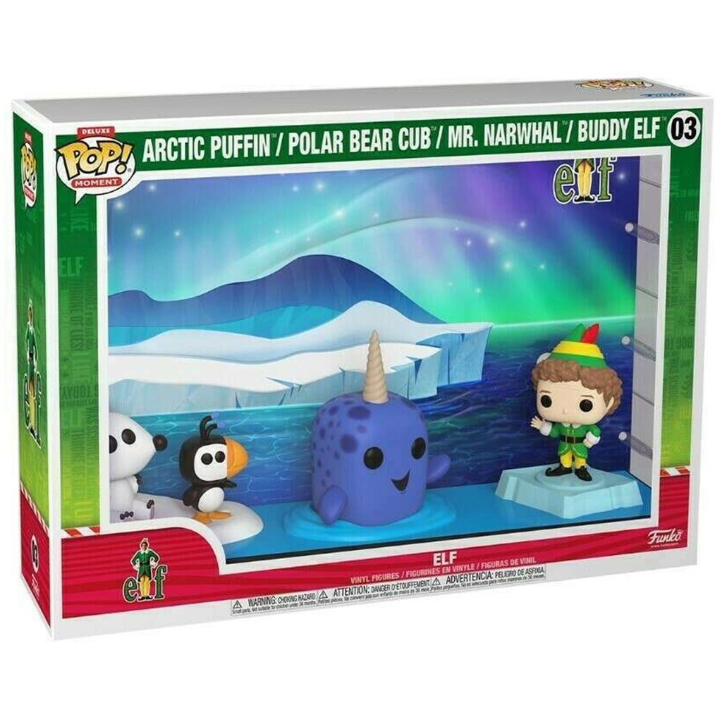 Funko Deluxe Moment: Polar Bear Cub / Arctic Puffin / Mr. Narwhal / Buddy Elf #03