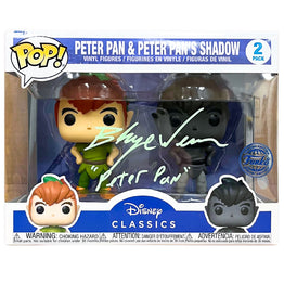 Funko POP! Peter Pan & Peter Pan's Shadow Disney (2-Pack) [Special Edition] [Autographed]