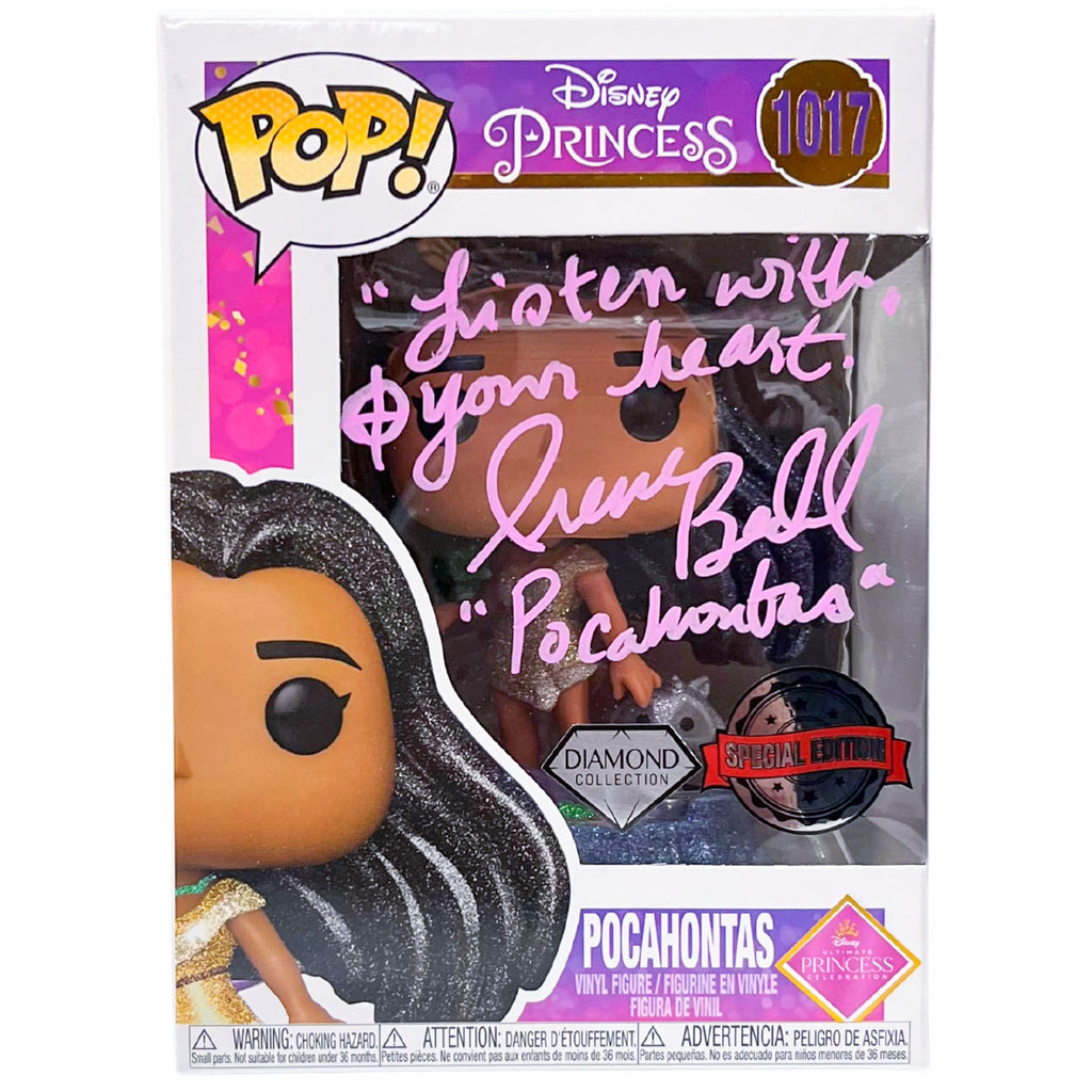 Funko POP! Pocahontas Disney Princess #1017 [Diamond] [Special Edition] [Autographed]