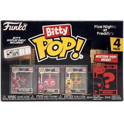 FUNKO Bitty POP! Five Nights At Freddy's 4 pack (Foxy The Pirate, Cupcake, Chica)