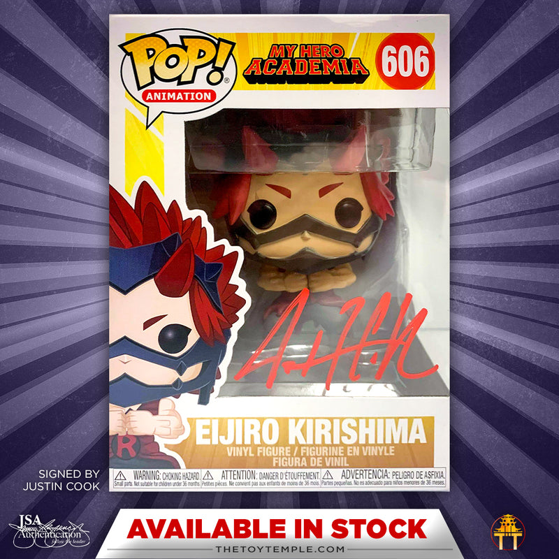 Funko POP! Eijiro Kirishima My Hero Academia #606 [Autographed] | Toy Temple