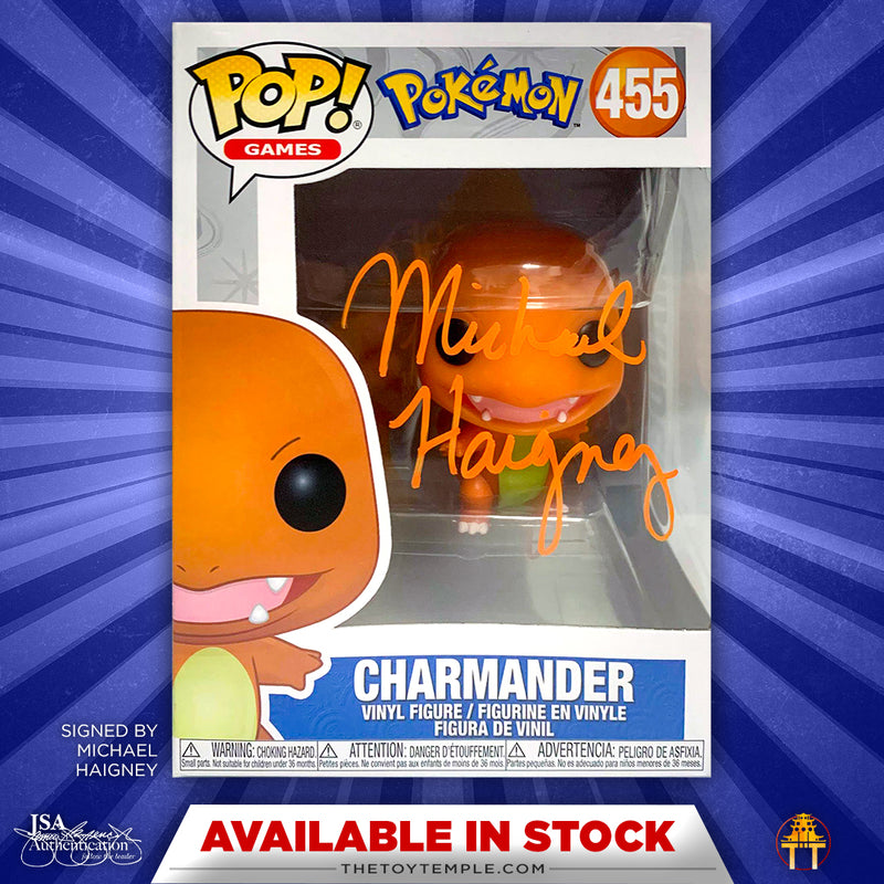 Funko POP! Charmander Pokemon #455 [Autographed] | Toy Temple