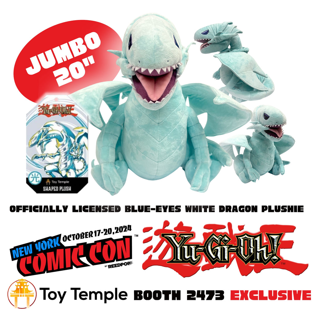 Blue-Eyes White Dragon 20" Plush Yu-Gi-Oh! [Toy Temple Exclusive] [NYCC 2024]