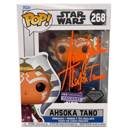 Funko POP! Ahsoka Tano Star Wars #268 [Her Universe] (Autographed)