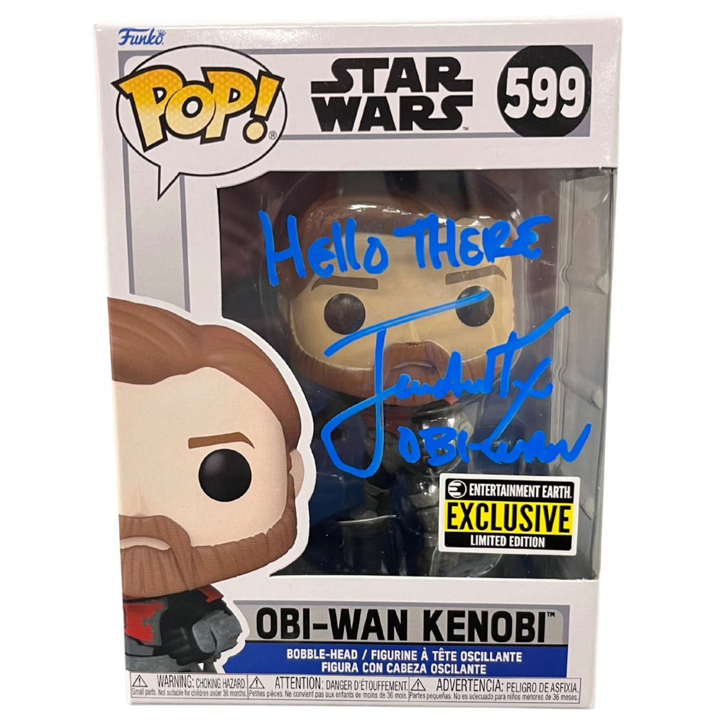 Funko POP! Obi-Wan Kenobi Star Wars #599 [Entertainment Earth] (Autographed)