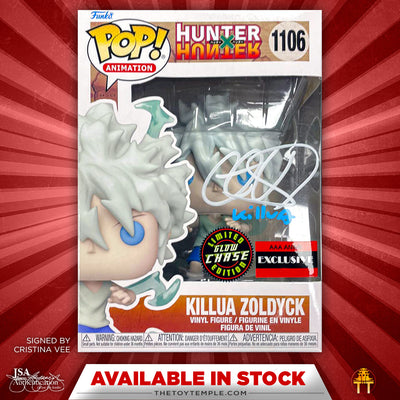 Funko POP! Killua Zoldyck Hunter X Hunter #1106 [AAA Anime CHASE] (Autographed)