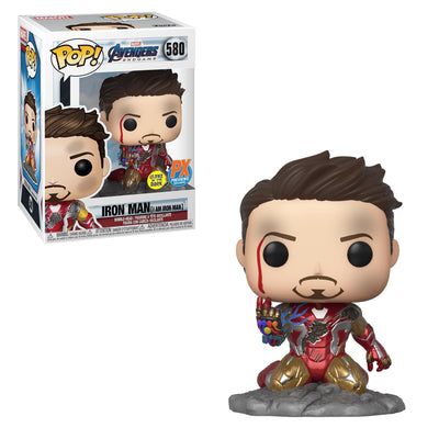 Funko POP! Iron Man [I Am Iron Man] Marvel Avengers Endgame #580 (GITD PX Previews Exclusive)