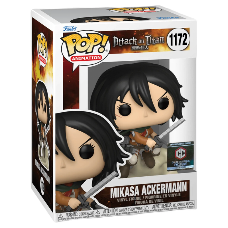 Signed Mikasa Ackermann cheapest 1172 Chalice Funko Pop